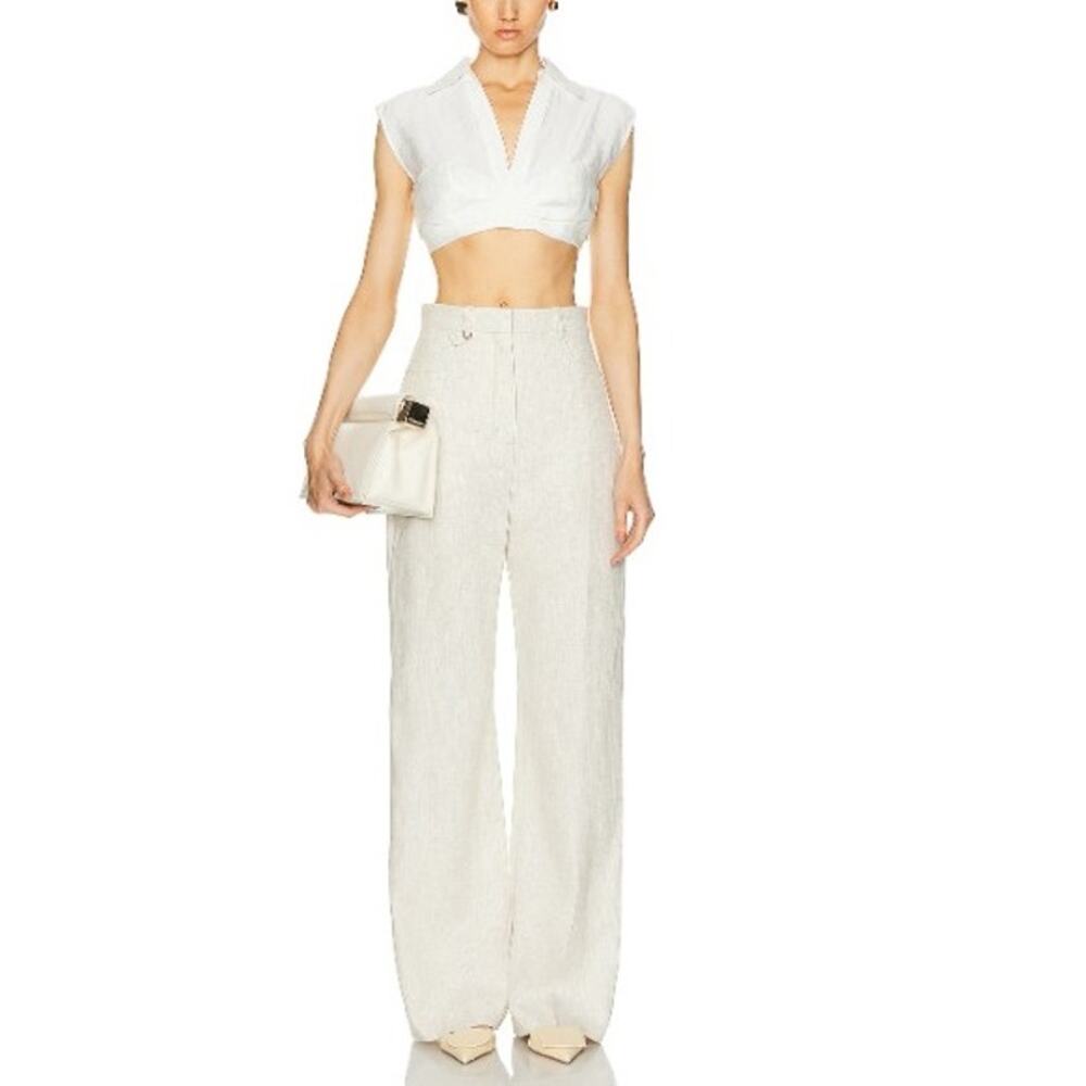 Cult Gaia Women's Off White Janette Top Size M - Picture 10 of 10